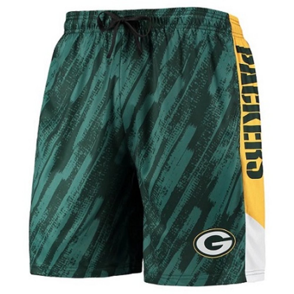 🏈🆕 GREEN BAY PACKERS STATIC MESH SPORT SHORTS - NFL - MEN - MEDIUM